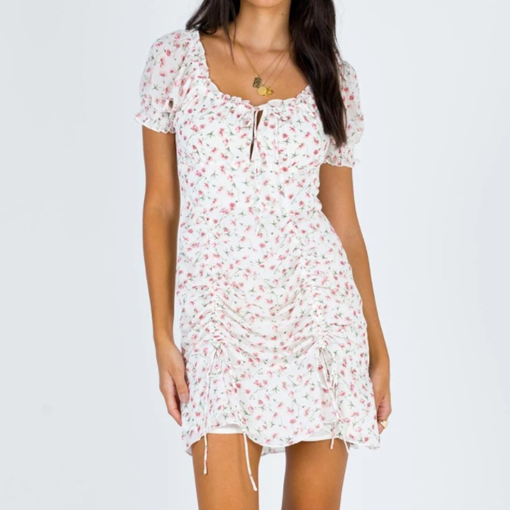 Princess Polly White Esma Mini Dress